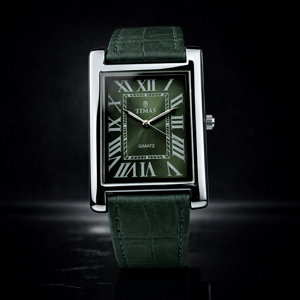 Rexibon Casual Leather Strap Watch RMS-7142