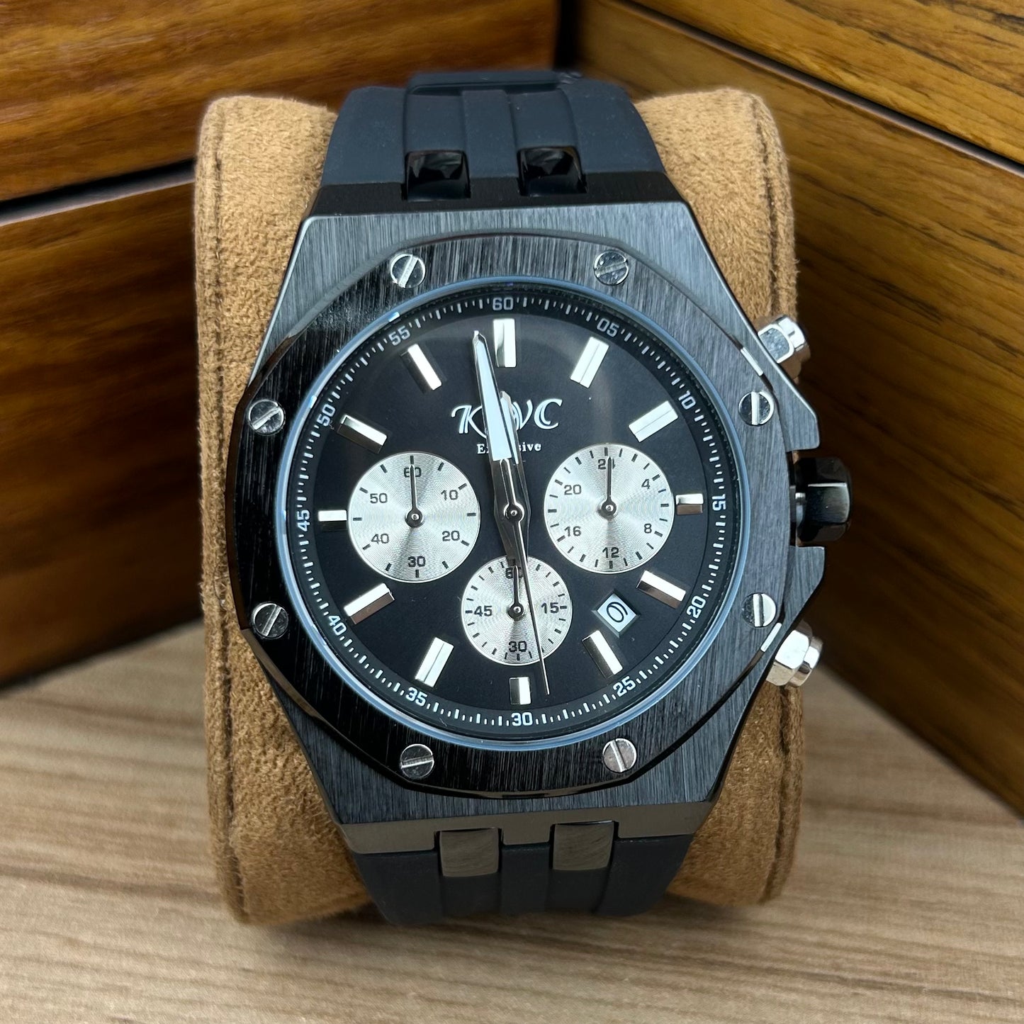 Chronograph Silicone Strap Watch For Men RMS-551M