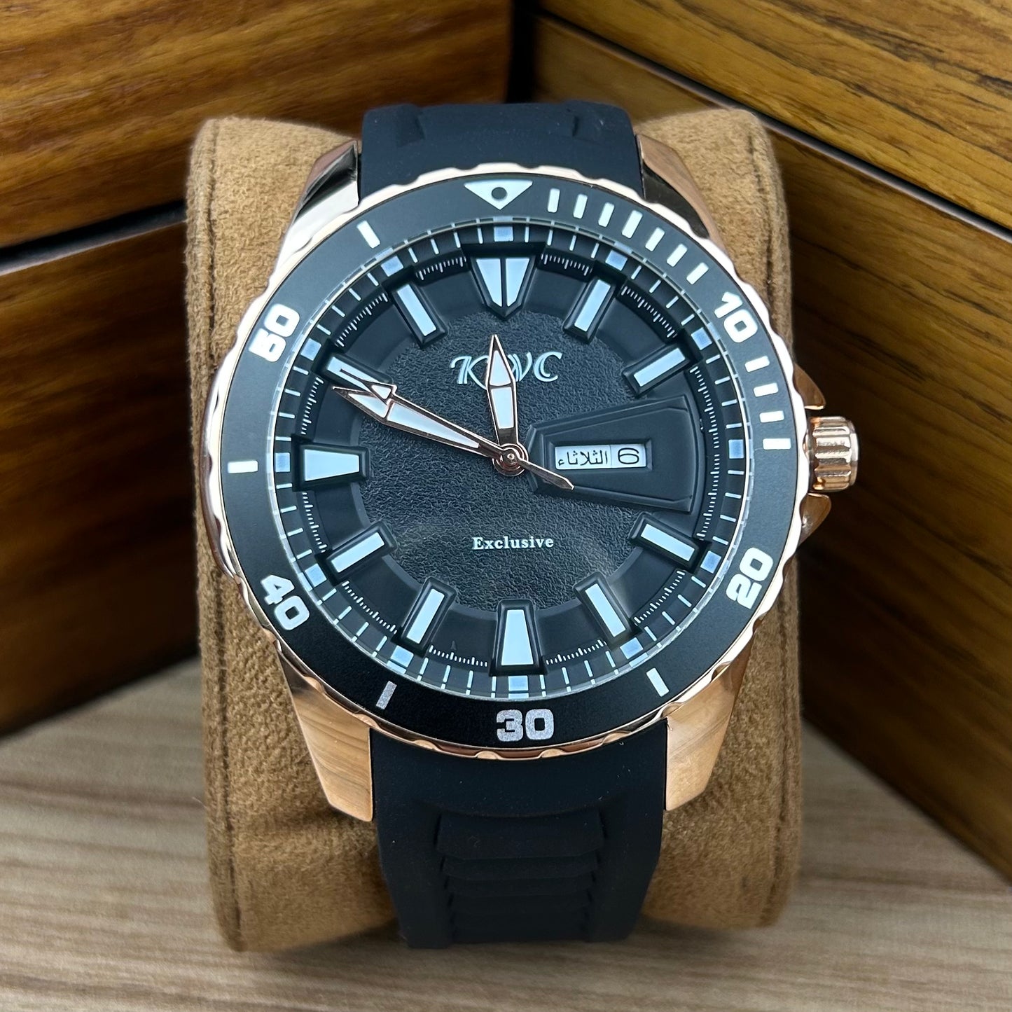 Chronograph Silicone Strap Watch For Men RMS-555