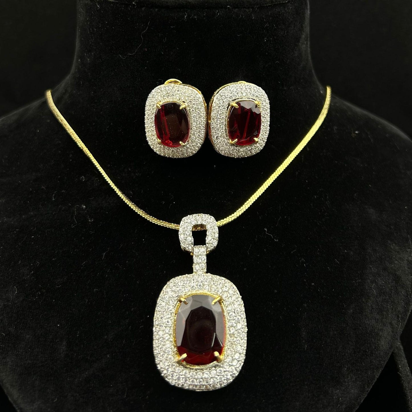 Necklace Set One Carat B-061