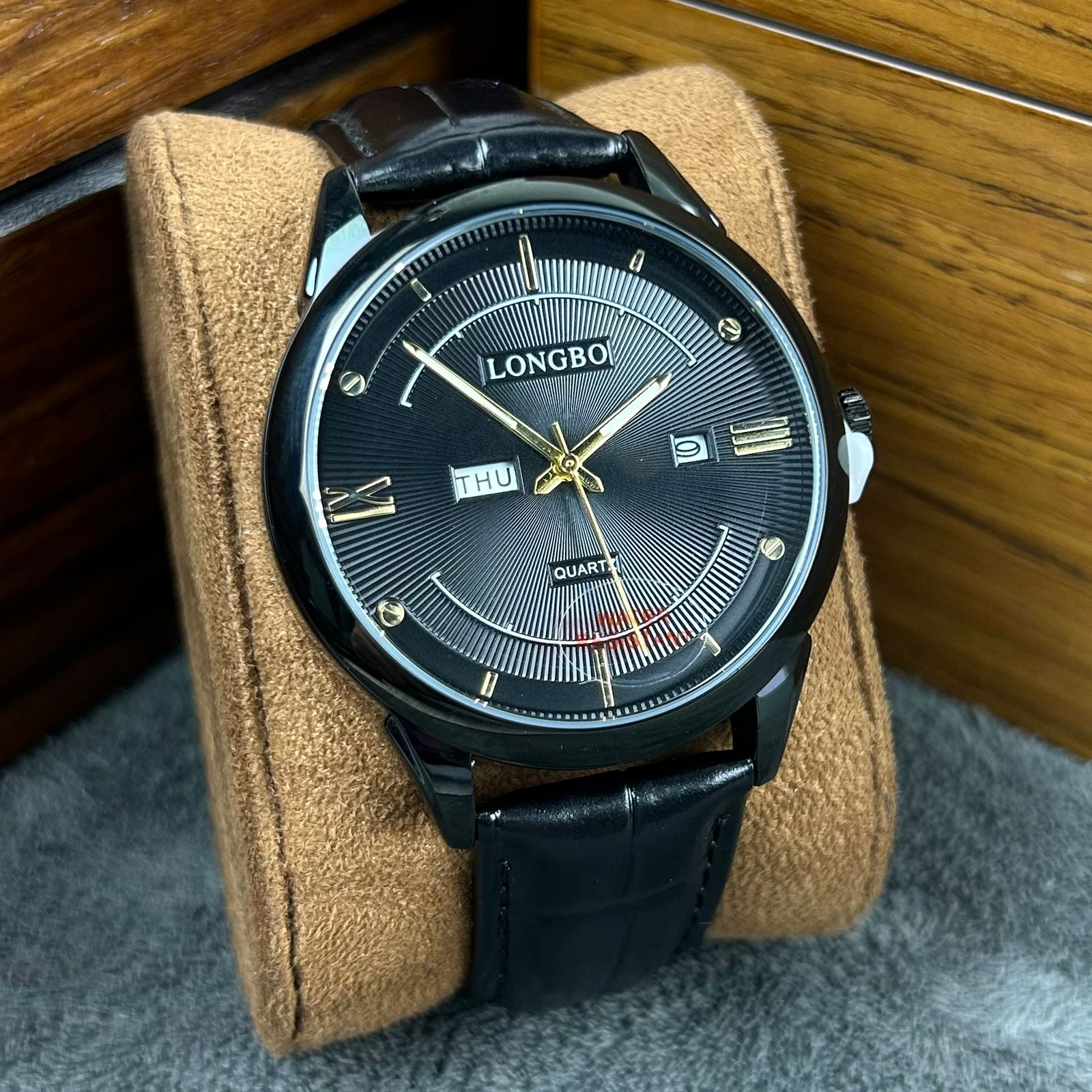 Longbo Watch Leather Men Strap Watch L-83640G – Rexibon