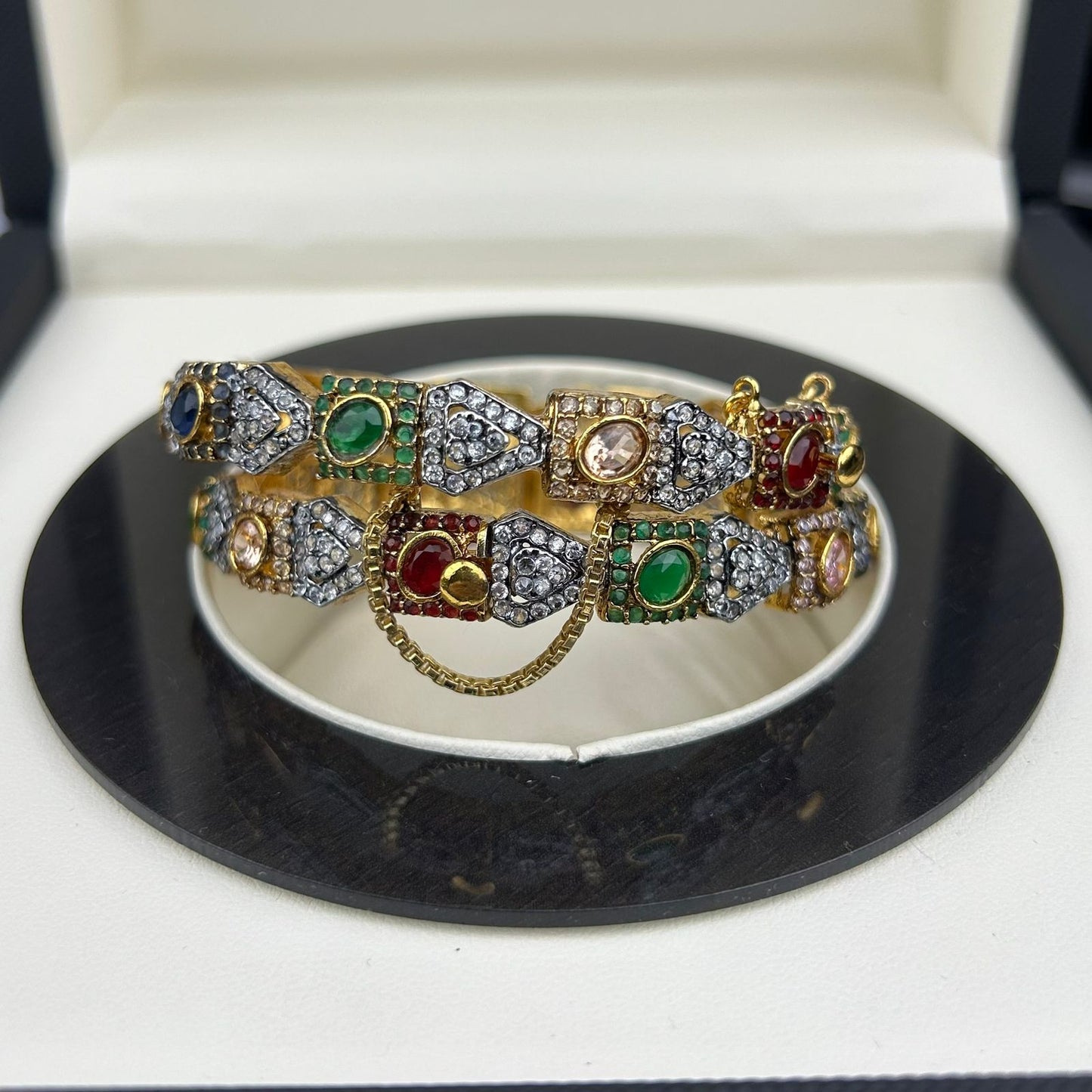 BANGLES One Carat Gold Plated B-019