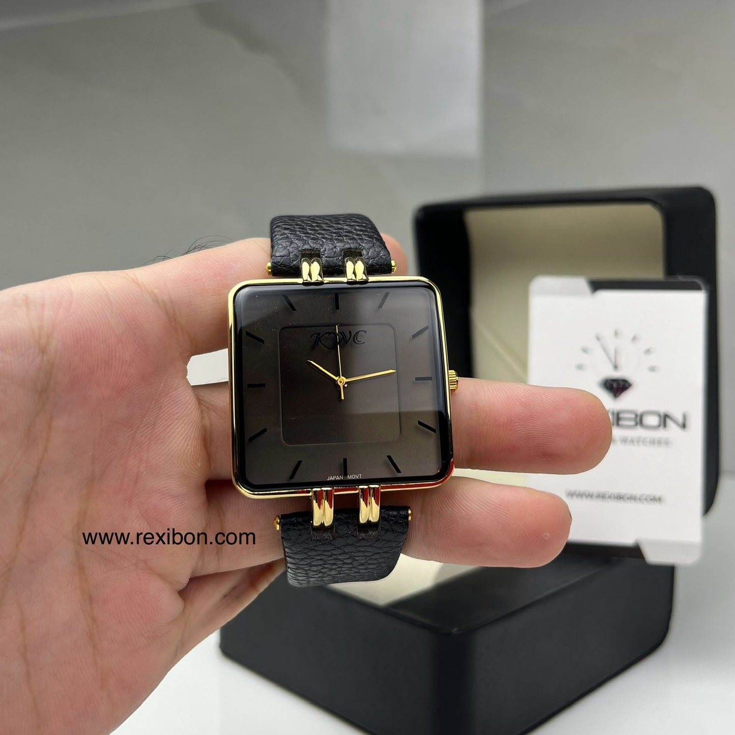 Leather Strap Watch RMS-5018