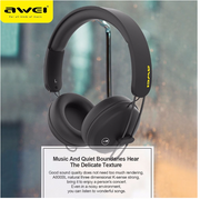 Awei A800BL Bluetooth Earphone Headset Microphone Wireless Headphone