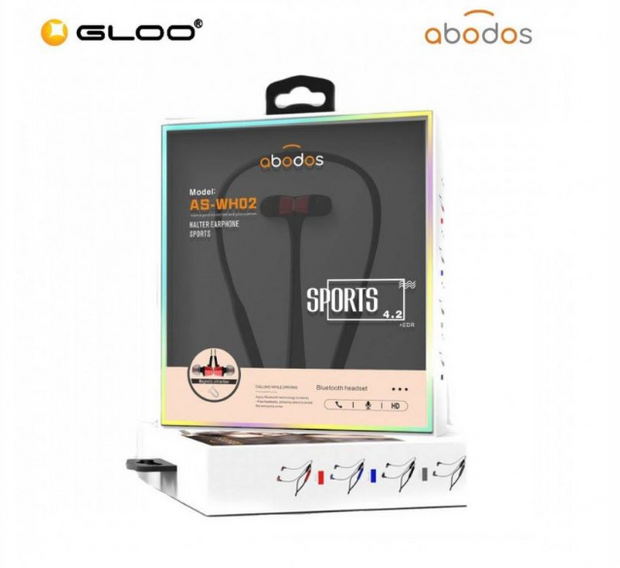 Abodos AS-WH02 Bluetooth Sport Earphone Black