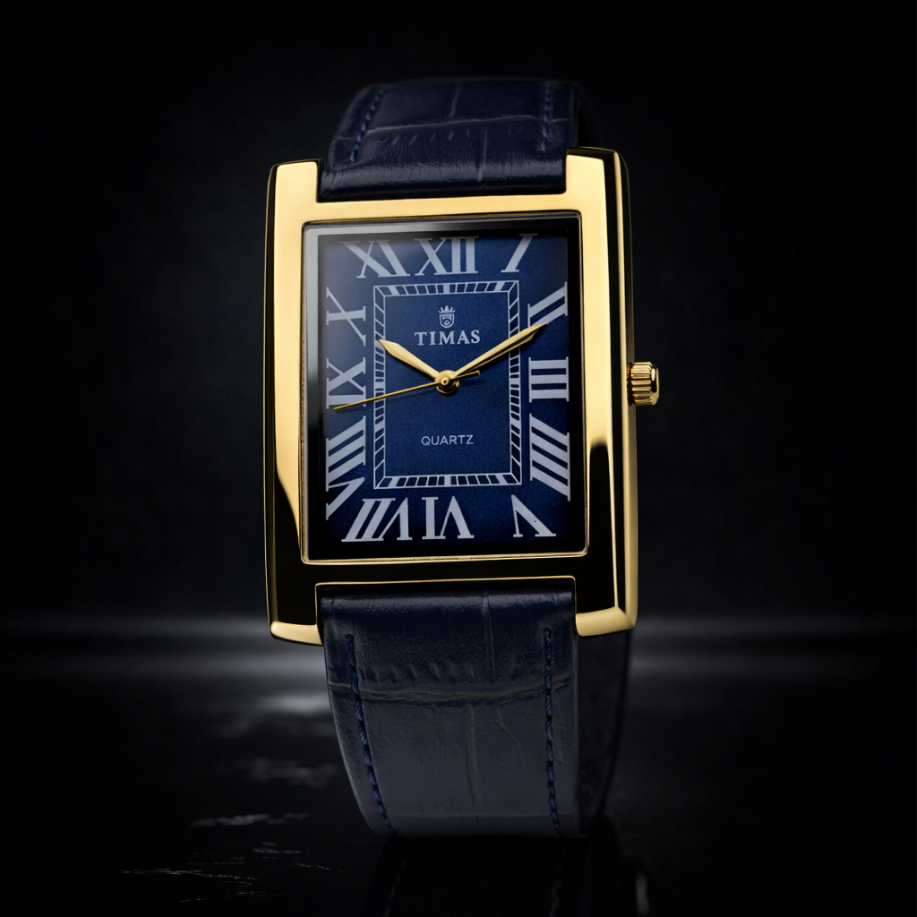 Rexibon Casual Leather Strap Watch RMS-7142