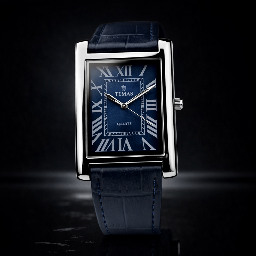 Rexibon Casual Leather Strap Watch RMS-7142