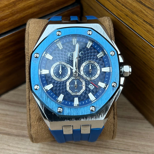 Chronograph Silicone Strap Watch For Men RMS-552M