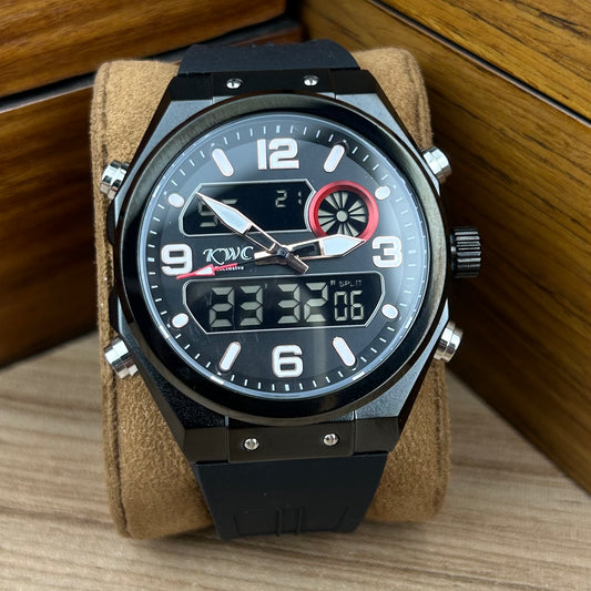 Silicone Strap Watch For Men RMS-559