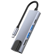 Multi Adapter USB Hub, Charging Station, Macbook Pro 13, Computer Accessories, 3.0 Type C, Rj45 HDMI-4K