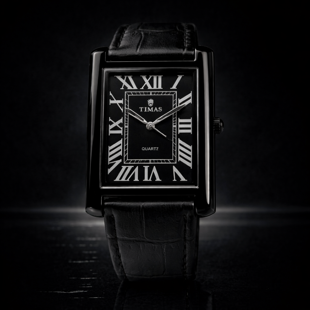 Rexibon Casual Leather Strap Watch RMS-7142