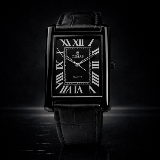 Rexibon Casual Leather Strap Watch RMS-7142