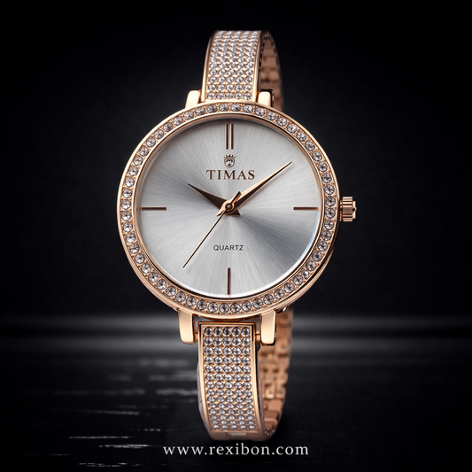 Rexibon Modern Chain Watch for Women TC-9522L