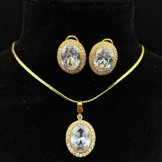 Necklace Set One Carat B-060