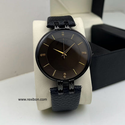 Leather Strap Watch RMS-203